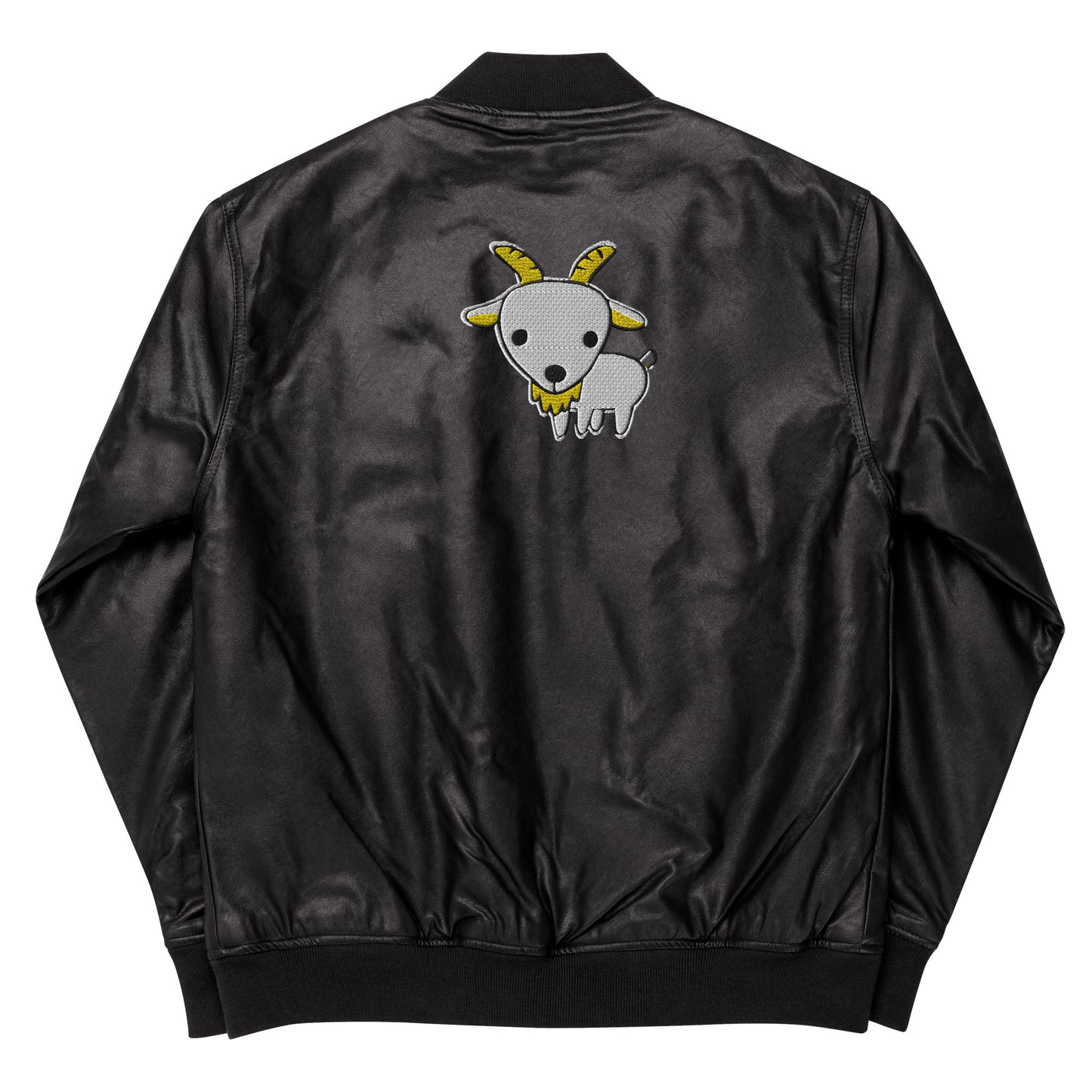 GOATED x Tiana Shai "Baby Goat" (Leather Bomber Jacket)