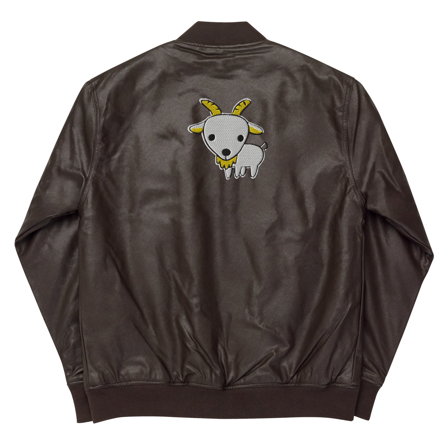 GOATED x Tiana Shai "Baby Goat" (Leather Bomber Jacket)