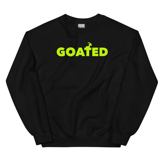 GOATED "OG" (Unisex Sweatshirt) NEON GREEN