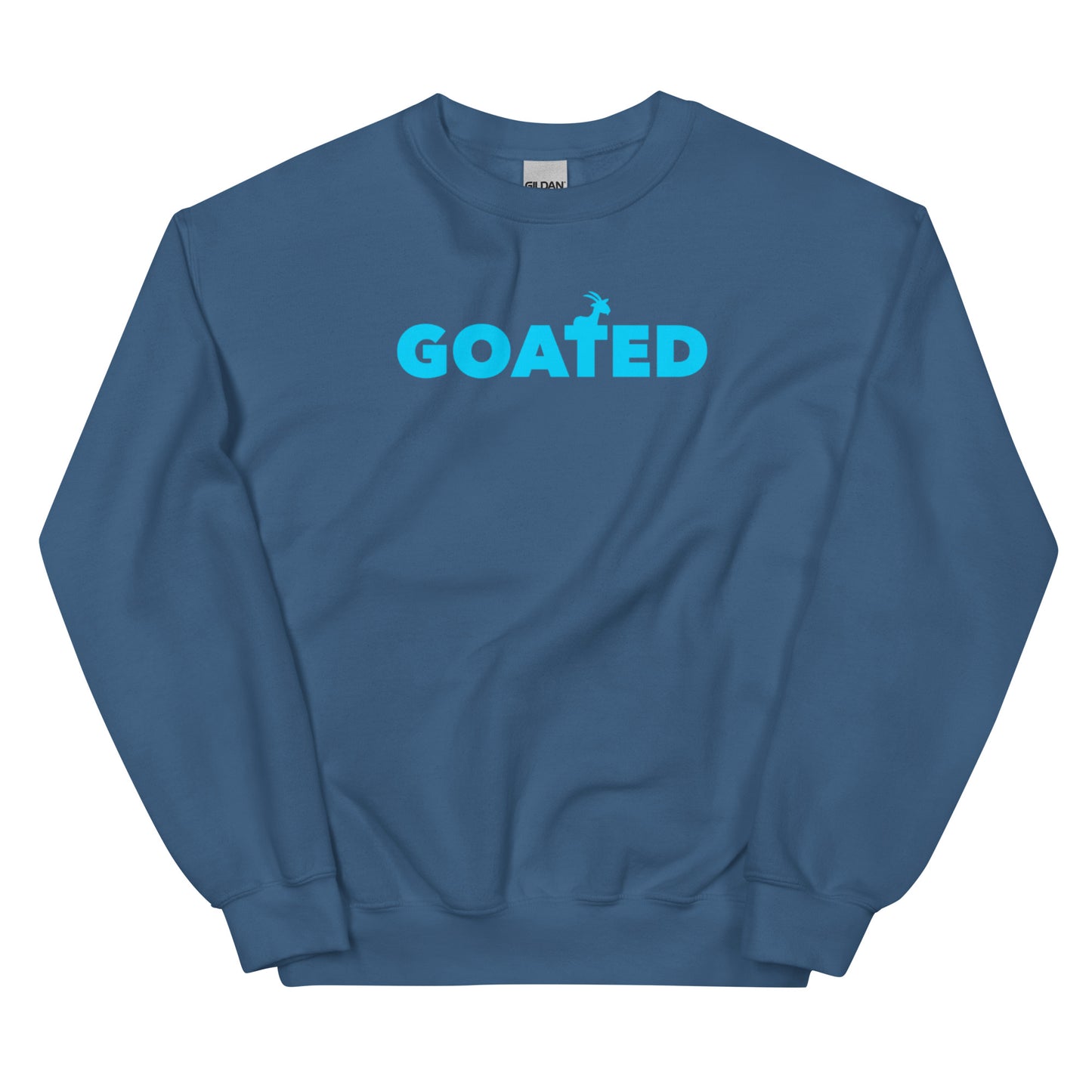 GOATED "OG" (Unisex Sweatshirt) Baby Blue