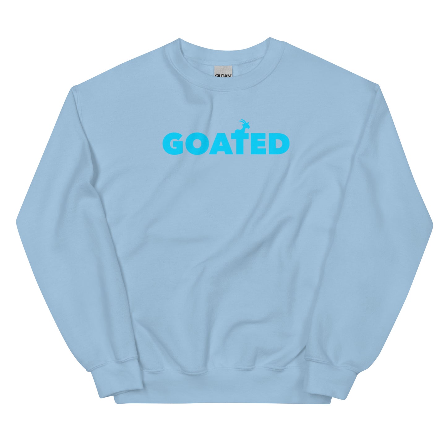 GOATED "OG" (Unisex Sweatshirt) Baby Blue