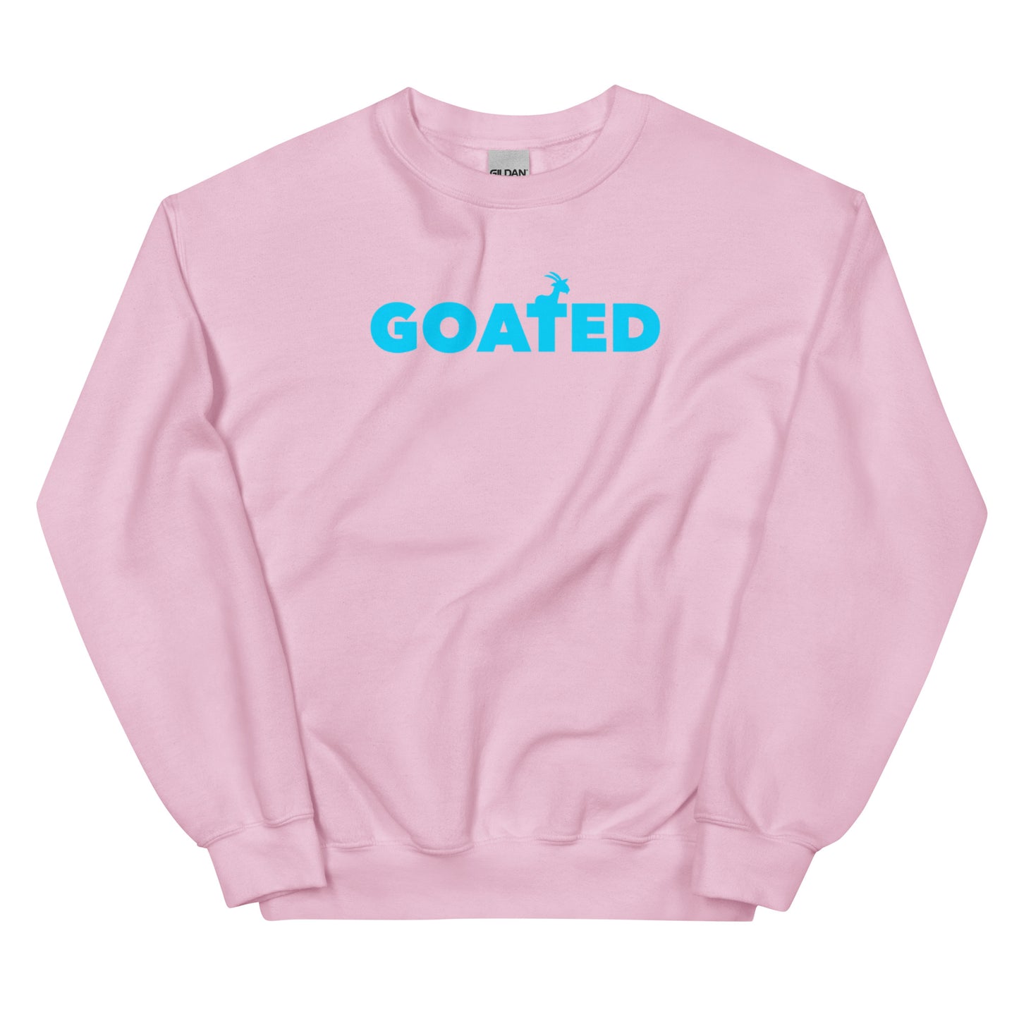 GOATED "OG" (Unisex Sweatshirt) Baby Blue