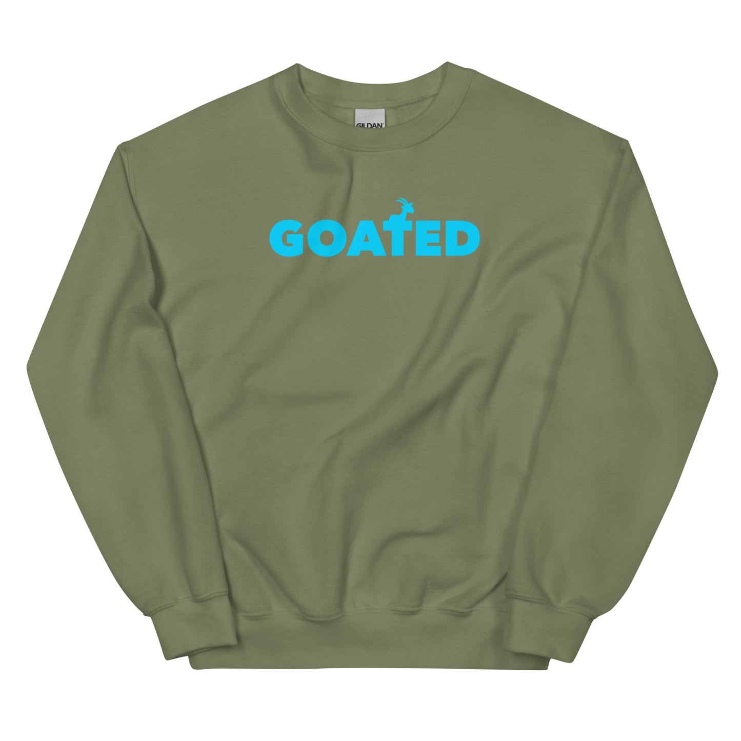 GOATED "OG" (Unisex Sweatshirt) Baby Blue