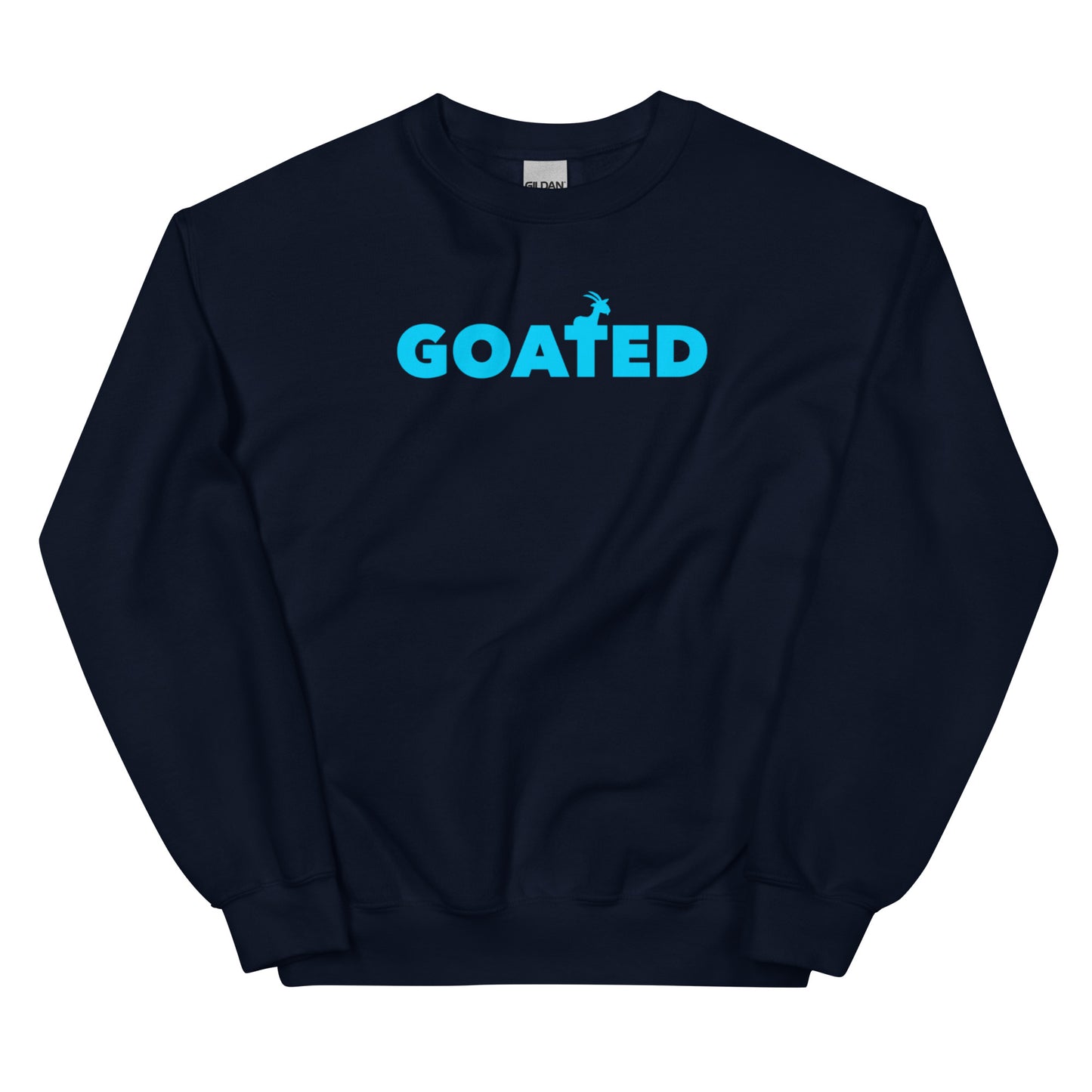 GOATED "OG" (Unisex Sweatshirt) Baby Blue