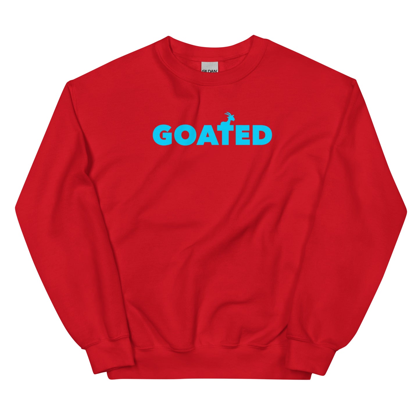 GOATED "OG" (Unisex Sweatshirt) Baby Blue