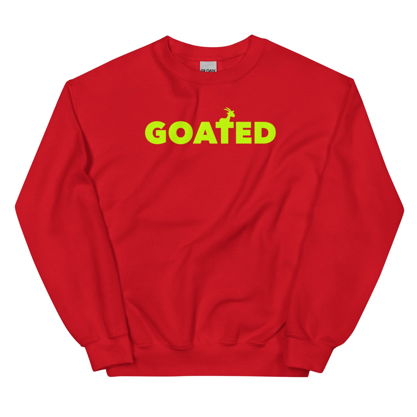 GOATED "OG" (Unisex Sweatshirt) NEON GREEN