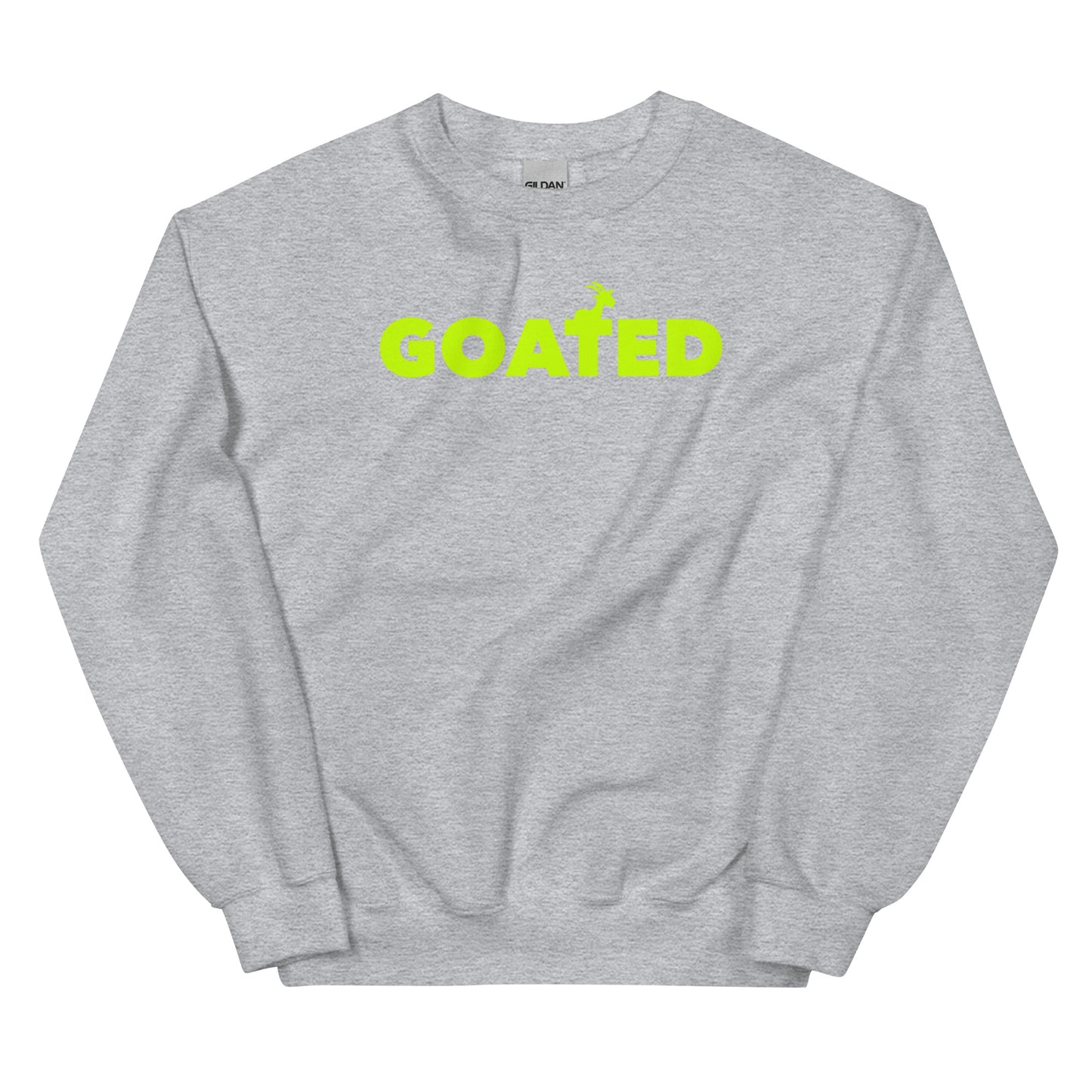 GOATED "OG" (Unisex Sweatshirt) NEON GREEN