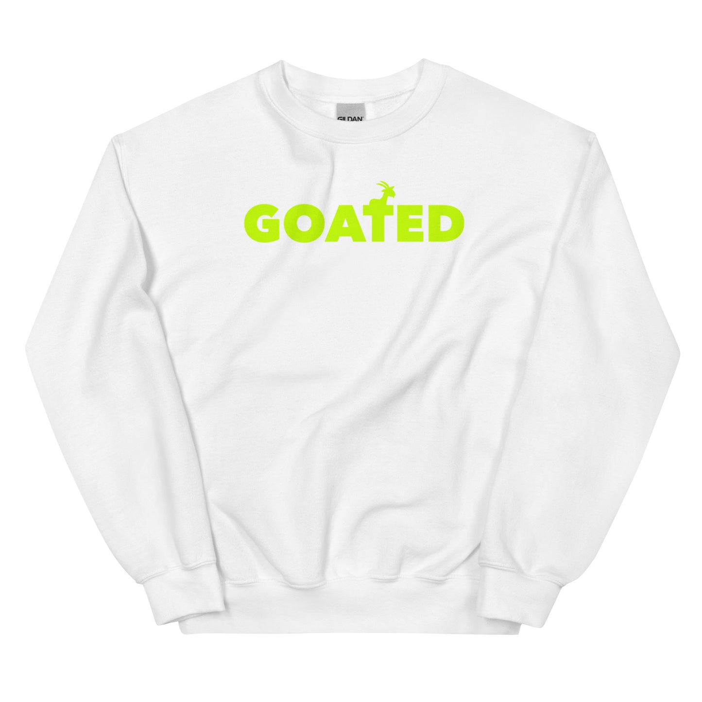 GOATED "OG" (Unisex Sweatshirt) NEON GREEN