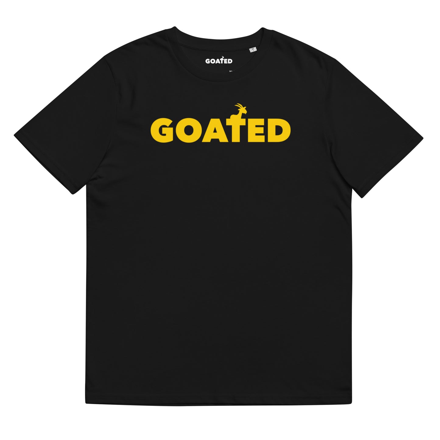 GOATED "OG" x Varsity Gold (Unisex organic cotton t-shirt)