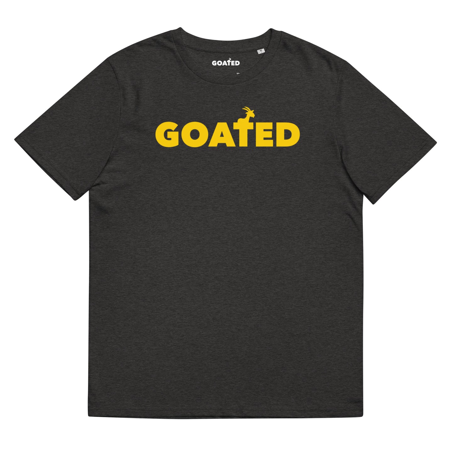 GOATED "OG" x Varsity Gold (Unisex organic cotton t-shirt)