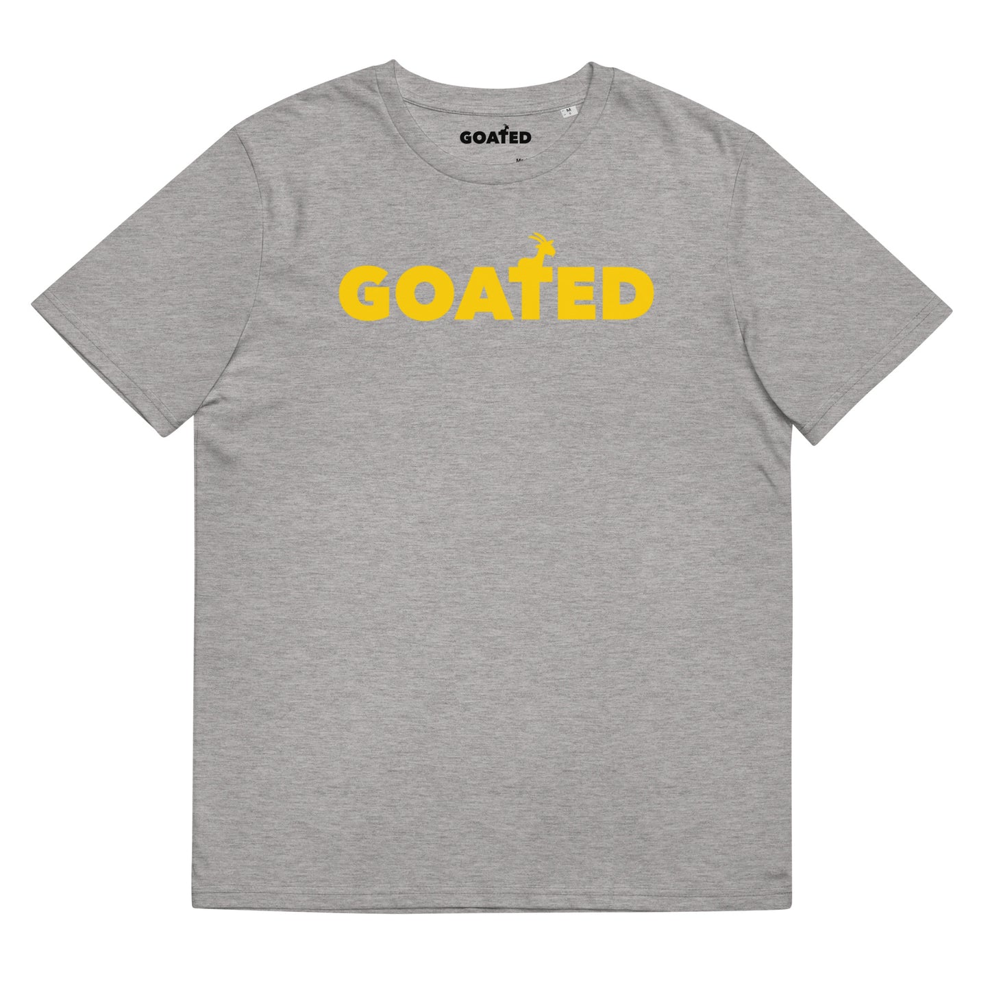 GOATED "OG" x Varsity Gold (Unisex organic cotton t-shirt)