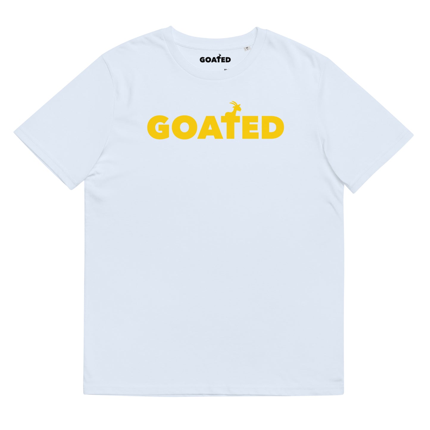 GOATED "OG" x Varsity Gold (Unisex organic cotton t-shirt)