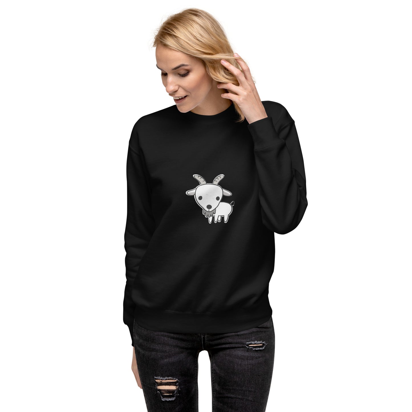 GOATED x Tiana Shai "Baby Goat" (Unisex Premium Sweatshirt)