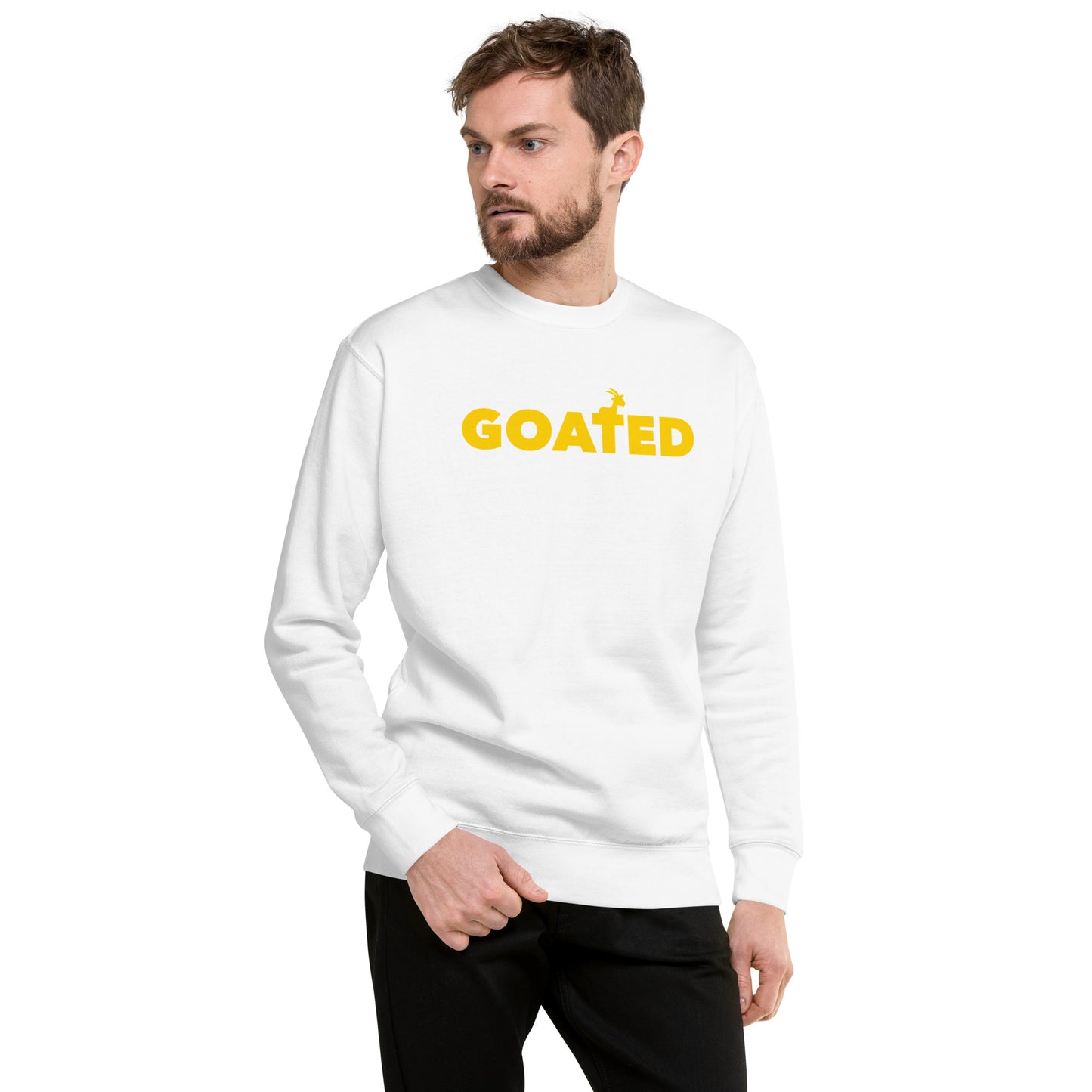 GOATED "OG" x Varsity Gold (Unisex Premium Sweatshirt)